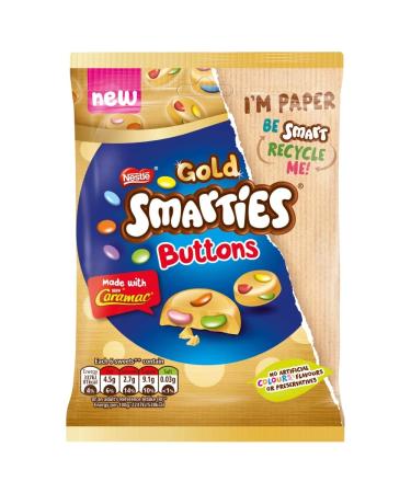 Smarties Buttons Gold 85g