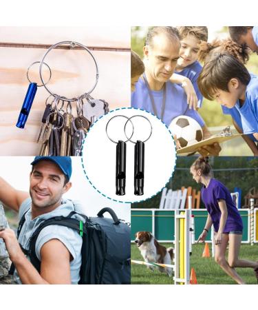 21-Piece Aluminum Alloy Sports Whistle Set | Emergency Keychain Whistles for Camping Hiking & Boating | Durable Survival Signal Whistles - Buy Online on SooperMarket.com