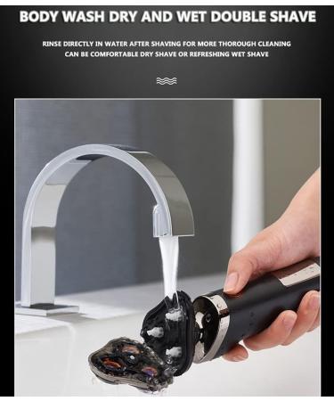 Buy GeRRiT Electric Razor for Men - Digital Display Waterproof USB Charging Shaver for Whole Body Grooming - Buy Online on SooperMarket.com