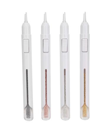 Manicure Dotting Pen Nail Painting Pen Silver Dotting Pen Gold Dotting Pen 4pcs DIY Decoration Professional Home for Manicure Tools Salon Use(1.2mm)