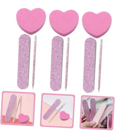 HAPINARY 20 Sets Nail Kit Pedicure Polishing File Nail Shaping Files Manicure Sticks Nail Sticks Nail Art Tools Nail Files Sticks for Nails Nail File Block Nail Art Files Sponge Nail File - Buy Online on SooperMarket.com