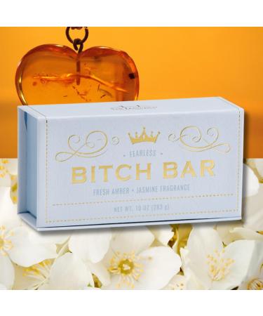 San Francisco Soap Company Btch Bars for Her - 10oz Fresh Amber & Jasmine | Chemical-Free All Skin Types Made in USA | International Shipping Available - Buy Online on SooperMarket.com