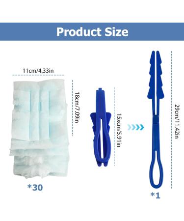 30Pcs Duster Refills with 1 Short Handle Disposable Cobweb Duster Heads Static Dust Removal Dusting Tools Hand Dusters for Cleaning Furniture Blinds Ceiling Fans Dusters for Cleaning Cobweb - Buy Online on SooperMarket.com
