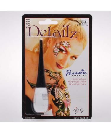 Mehron Makeup Detailz Face & Body Paint (.17 oz) (White)