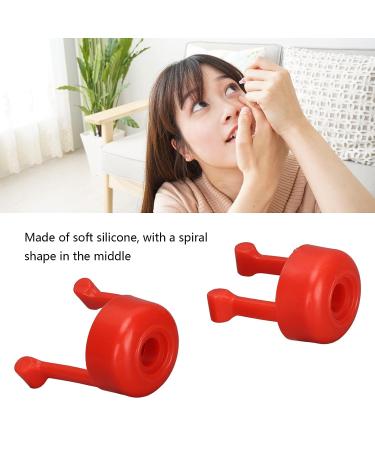 Autodrop Eyedropper Aid - 2 PCS Silicone Portable Eye Drop Guide for Hygienic Application of Eye Ointment and Drops - Buy Online on SooperMarket.com