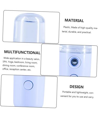 Baluue 1pc Portable Humidifier Handy Mist Sprayer Air Mister for Essential Oils Air Diffuser Blue Plastic 14.5X4CM - Buy Online on SooperMarket.com