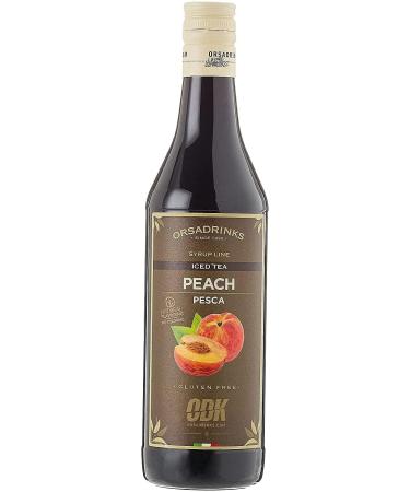 ODK Peach Iced Tea Syrup 750ml - Single - Flavoured Cocktail Syrup