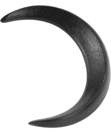 Moon Hairpin Exquisite Small Size Decorative Moon Hair Fork for Daily Travel (Black) - Buy Online on SooperMarket.com
