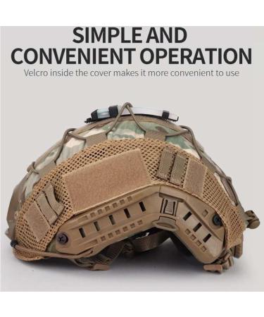 Blueana Tactical Helmet - Airsoft Military Fast Helmet Camouflage Cover (Size M) - Buy Online on SooperMarket.com