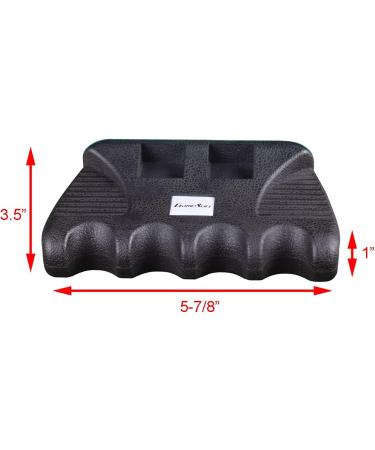 GAMESUN 4 Holes Weighted Pool Cue Holder with 4 Chalks - Cue Sticks Organizer - Buy Online on SooperMarket.com