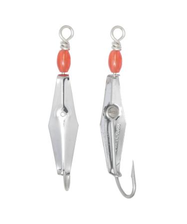 Clarkspoon 00-RBMS SS Hk 2-Inch 2/0, Red