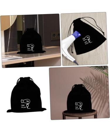 Baluue 2pcs Velvet Bag Hair Dryer Bag Hair Curler Travel Bag Hair Dryer Travel Pouch Hair Tools Travel Bag Travel Makeup Bag Travel Bag for Blow Dryer and Hair Tools Blow Dryer Bag 30.00X26.00X0.50CM Black - Buy Online on SooperMarket.com