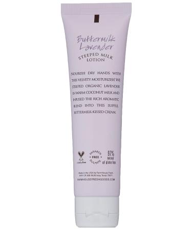 FarmHouse Fresh Buttermilk Lavender Steeped Milk Lotion - 2.4 Fl Oz (Pack of 1) - Hydrating Body Moisturizer - Buy Online on SooperMarket.com