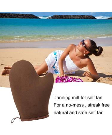 Rakiuty Self-tanning Glove Waterproof Reusable for Tanning Cream and Exfoliation Brown - Buy Online on SooperMarket.com