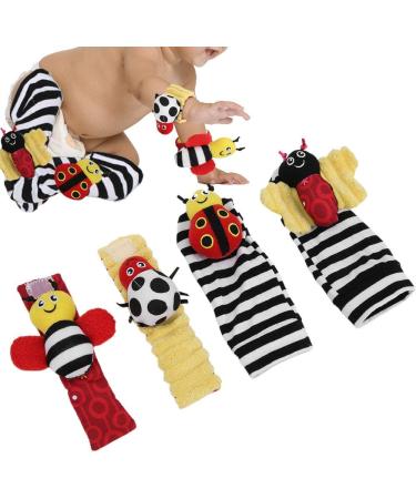 Bright Infant Soft Sock Hanging Toy | Heepdd Butterfly Ladybug Baby Socks for Kids | Baby & Toddler Outdoor Toys - Buy Online on SooperMarket.com