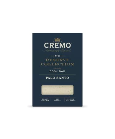 Cremo Palo Santo Reserve Collection Exfoliating Body Bar with Shea Butter  6 Ounce