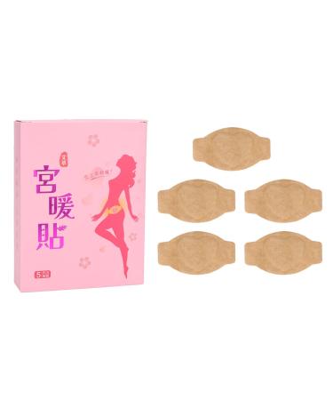 5 pieces menstrual plaster mugwort continuous warming menstruation plaster for women in winter warming sticker improves menstrual pain