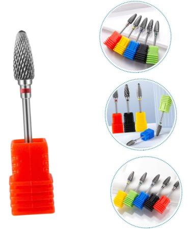 PLAFOPE Nail Polisher Drill Bits for Nail Professional Drill Bits Nail Grinding Drill Bit Nail Art Supplies Nail Drill Bit Metal Nail Bits Nail Grinding Heads Nail Drill Tips Polishing Bit 7x1.3cm As Shown 1 - Buy Online on SooperMarket.com