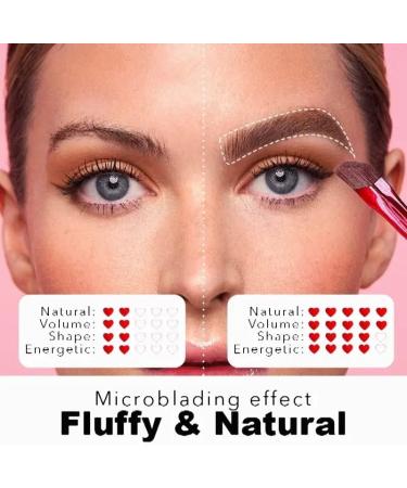 Lovelycat 4D hair pencil eyebrow pencil ultra-thin 4D hair pencil professional angle Makeup brush ultra-thin eyebrow pencil (3PC) - Buy Online on SooperMarket.com