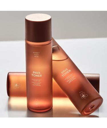 SWEET JULY Skin Pava Toner - Daily Hydrating Facial Toner with Glycolic Acid & Papaya Extract for All Skin Types | Vegan & Clean Formula - 5.1 fl oz - Buy Online on SooperMarket.com