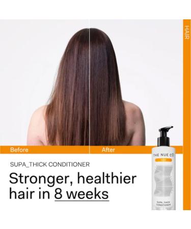 Nue Co. SUPA THICK CONDITIONER - Hydrating Vegan Formula for All Hair Types | Supports Hair Growth & Scalp Health - 8.45 fl oz - Buy Online on SooperMarket.com