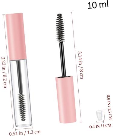 BELLIFFY 4pcs Eyeliner Stick Eyelash Cream Mini Containers Clear Eyelash Mascara Lip Balm Wand The Pet 1 g (Pack of 1) Pink - Buy Online on SooperMarket.com