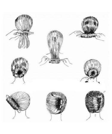 JIAHAO Magic Silk Wire Hair Styling Roll Bun Clip Maker - Small - Buy Online on SooperMarket.com