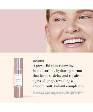 MONAT Rewind Age Control Nectar | Fast Absorbing Hydrating Serum | Anti-Aging Face Cream with AHA & Hyaluronic Acid - 30 ml - Buy Online on SooperMarket.com