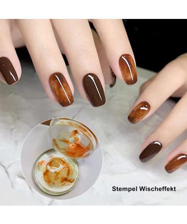 Norhogo Nail Art Stamper & Schaber - Silicone Nail Stamp for DIY Manicure French Nails & Nail Transfer (1PC) - Perfect for Paint UV Gel & Acrylic - Buy Online on SooperMarket.com