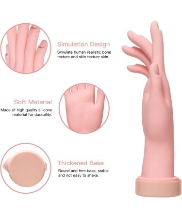 Buqikma Flexible Movable Nail Practice Hand for Manicure Training - Pack of 1 - Buy Online on SooperMarket.com