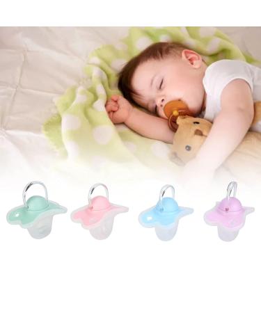 Orthodontic Pacifier 4 Pack | Natural Rubber Newborn Essentials | Baby Comfort & Calm - Buy Online on SooperMarket.com
