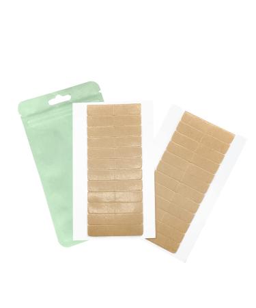 GOO GOO Hair Extension Tape Double Sided Adhesive Replacement Tape, Professional Strong Tapes for Tape in Hair Extensions 24pcs, 1.6 * 0.3inch per Piece 1.6*0.3inch 24pcs Tape Tabs