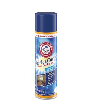 Arm & Hammer 3320000514EA Fabric and Carpet Foam Deodorizer Fresh Scent 15 oz Aerosol