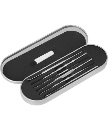 Stainless Steel Ear Wax Remover Kit - Portable Ear Cleaning Tool for Home & Travel (Silver) - Buy Online on SooperMarket.com