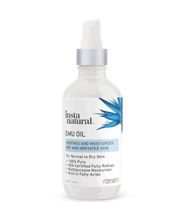 InstaNatural Emu Oil Body Treatment - 4 fl oz | Hydrating Skin Moisturizer - Buy Online on SooperMarket.com