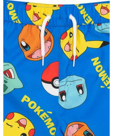 Shop Pok mon Bathing Shorts 2 Pack for Boys | Blue Squirtle Pikachu Charmander Bulbasaur Swimming Trunks | Perfect Gamer Swimwear Gifts for Ages 9-10 - Buy Online on SooperMarket.com