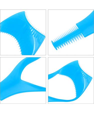 WLLHYF Mascara Shield Guard | Makeup Lash Comb Separator | Eyelash Applicator Tool for Women (Blue Pink Rose) - Buy Online on SooperMarket.com