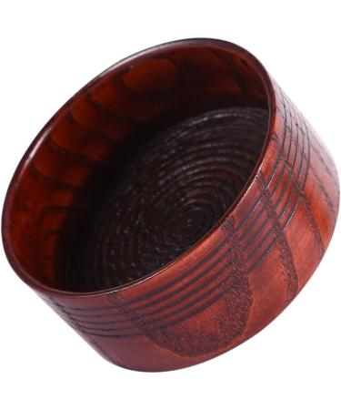 Natural Wooden Shaving Soap Bowl Cup for Men - Handcrafted Shaver Cleansing Tool - Buy Online on SooperMarket.com