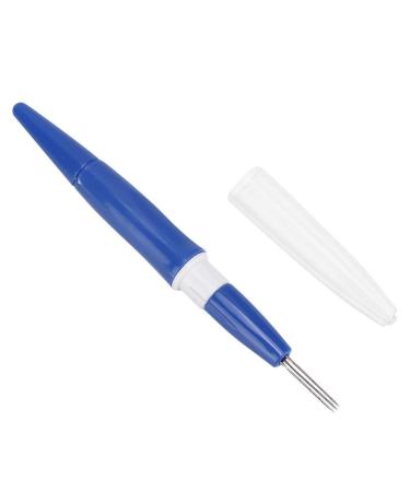 Wool Felting Tool  Portable Pen Style Felting Needle Tool with 3 Needles  Wool Felt Needle Tools for DIY Patchwork Craft(Blue)