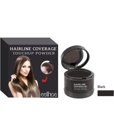 Hairline Shadow Powder Instant Sweatproof Hairline Eyeshadow with Mirror Quick Cover Grey Hair Root Concealer Eyebrows and Beard Root Hair Root Repair Black - Buy Online on SooperMarket.com