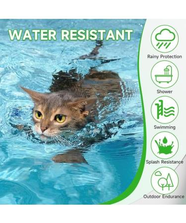 Cat Repellent Treatment Adjustable Cat Repellent Collars Natural Protection Repellent Collar for Cats Water Resistant Repellent Collar for Cats Small-Medium-Large Green 1pack - Buy Online on SooperMarket.com