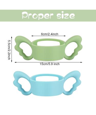 4 Pieces Kids Silicone Bottle Handles - Wide-Neck Baby Bottle Handle for Small Hands - Buy Online on SooperMarket.com