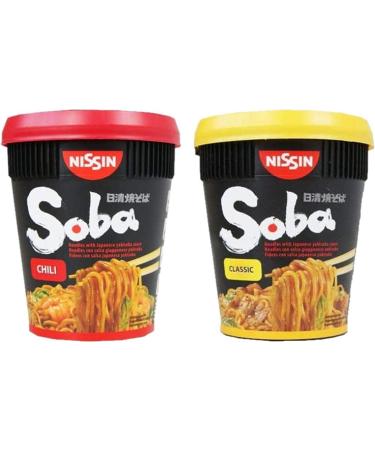 Nissin Soba Classic Pot Noodles Cup Case of 30 | Self Customised Flavours From Wide Range Tastes  - Buy Online on SooperMarket.com