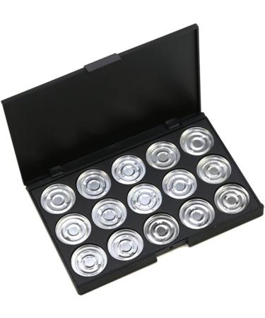 FOYTOKI 3pcs 15 Eyeshadow Palette Travel Makeup Case Empty Cosmetic Case Cosmetic Cases for Traveling Silver - Buy Online on SooperMarket.com