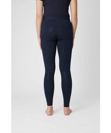 Horze Tessa Women's Silicone Full Seat Riding Tights - Peacoat Dark Blue, Size 30 - Buy Online on SooperMarket.com