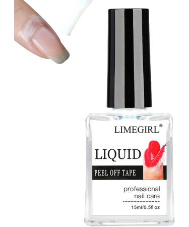 15ml Peel off Nail Polish for Nails 2PCS Latex Nail Polish Barrier Easy Peel Polish Barrier Anti-overflow Glue Nail Art Manicure Edge Protection - Buy Online on SooperMarket.com