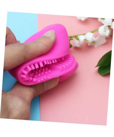 Cabilock Silicone Tool Brush Cleaner Mat Brush Cleaning Pad Brush Washing Mat Makeup Brush Cleaning Tool Heart-shaped Cleaning Supplies 8X8.5cm Rosy - Buy Online on SooperMarket.com