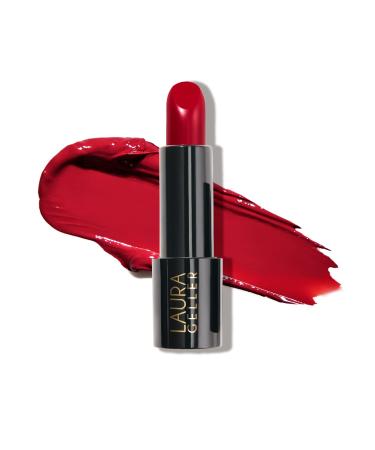 LAURA GELLER NEW YORK Modern Classic Lipstick - Red Radiance - Ultra-Rich Color - Luxurious and Lightweight - Cream Finish