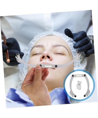 Beavorty 5pcs white white outfit eyebrow shaping kit eyebrow mapping tool eyebrow line aluminum alloy - Buy Online on SooperMarket.com