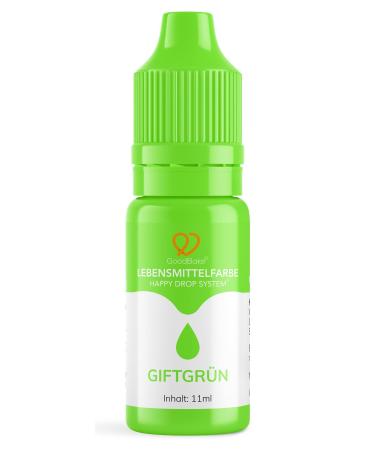 Goodbake food coloring light green (11 ml) - intensive food coloring - highly concentrated color - for coloring cakes fondant butter cream drinks mucus and much more.100% vegan